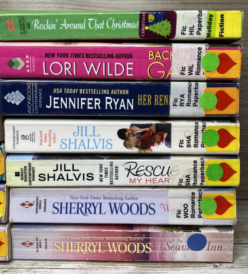 Lot of 13 Contemporary Romance Paperback Books - JoAnn Ross, Sheila Roberts etc. Foto 3 de 4