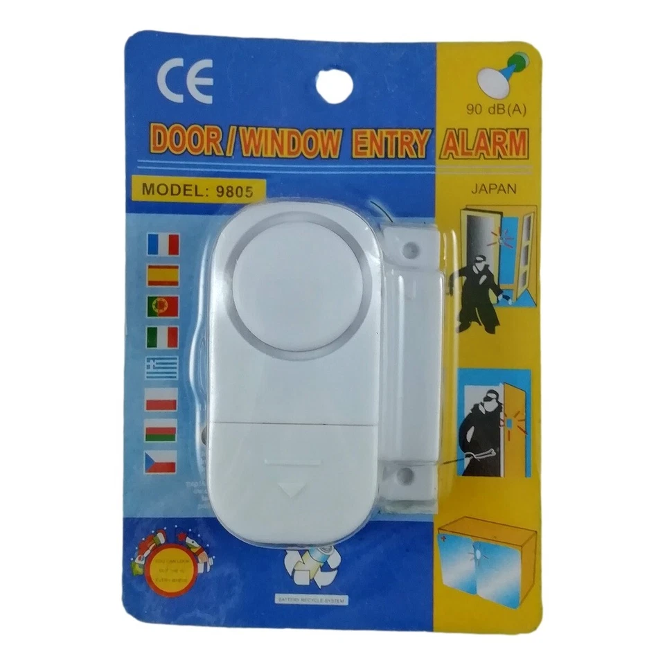 Alarme de Sécurité pour Fenêtre Porte Anti Intrusion Signal Sonore 90 dB - Photo 1/1