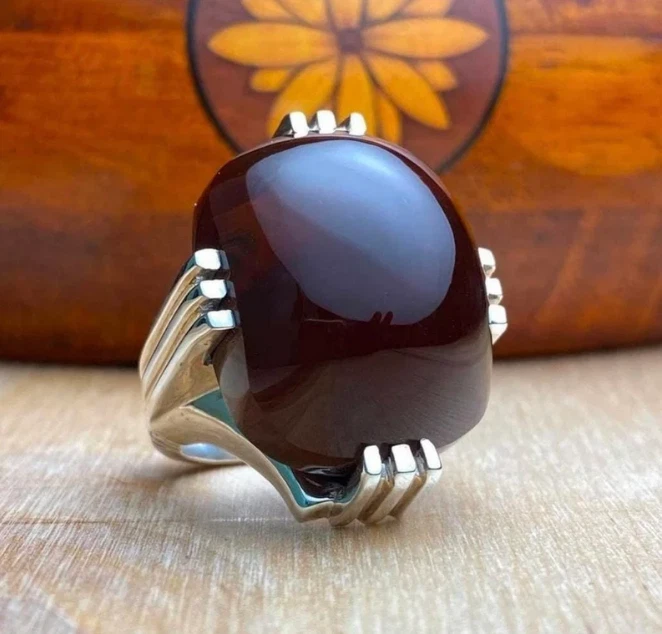 Aqeeq sale ring mens