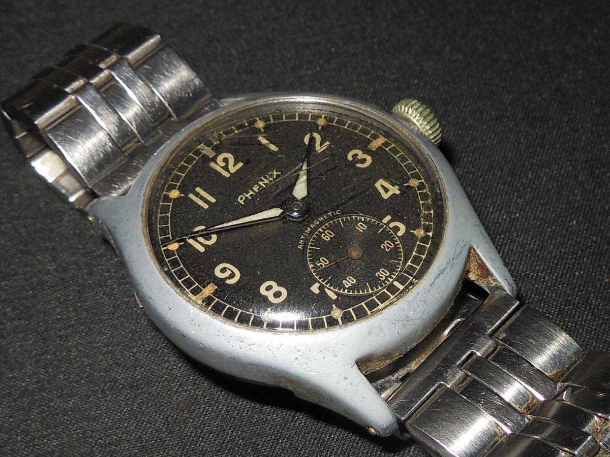 WW2 German Luftwaffe Dienstuhr - PERSONAL SERVICE WATCH - PHENIX