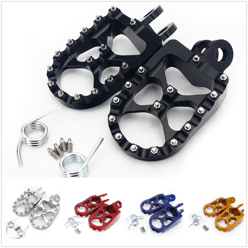 55mm Wide Footpegs Foot Pegs for DRZ 400 E S DRZ 400 SM RM 125 250 RMX