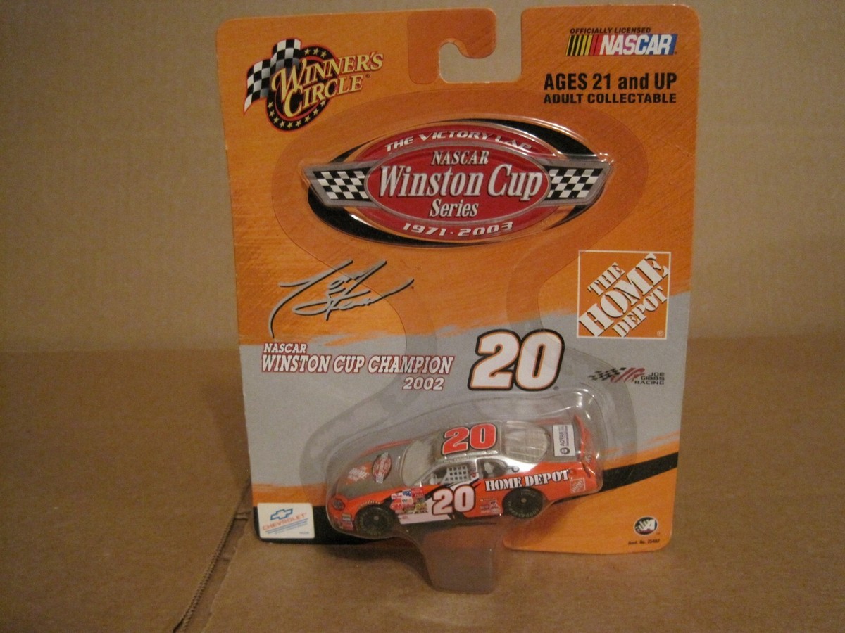 2003 WINNER'S CIRCLE NASCAR #20 TONY STEWART WINSTON CUP CHAMPION 2002--NEW - Main Image