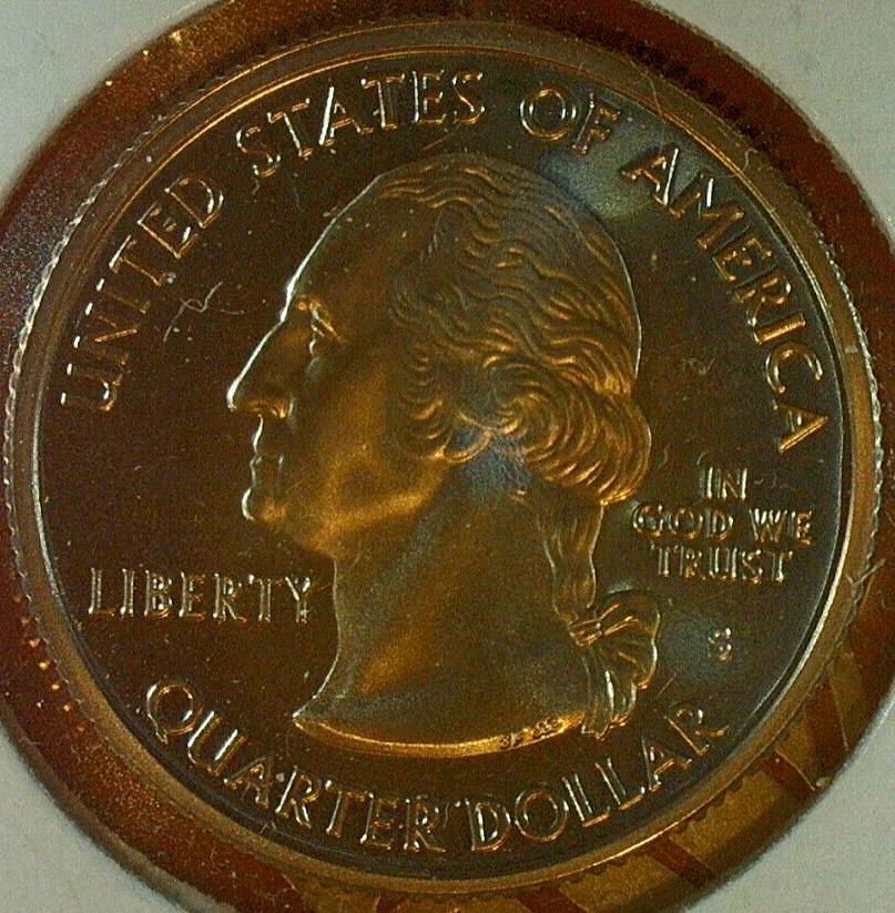 FALL & WINTER SALE-U.S.-UNC. 2001 S RHODE ISLAND PROOF STATE QUARTER KM# 320 - Image 2 of 3