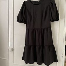 pretty little thing size 8 black dress 