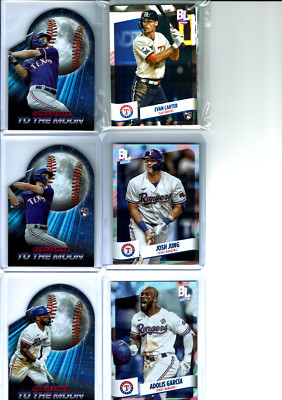 2024 Topps Big League Baseball Texas Rangers Team Set (13) Base Cards +++++