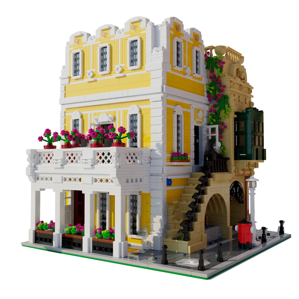 Posh Restaurant Modular Building with Interiors 3490 Pieces-122357 New