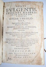 1621 Beati Fulgentii Episcopi Ruspen Sis in Africa Doctissimi Saint Bishop Ruspa
