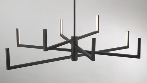 George Kovacs Articular LED Chandelier, Coal - Picture 5 of 10