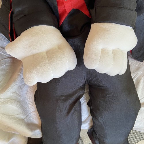 Vintage Giant Dracula Halloween Decor Plush 48” Tb Toy Trading Co. Nylon RARE - Picture 4 of 8