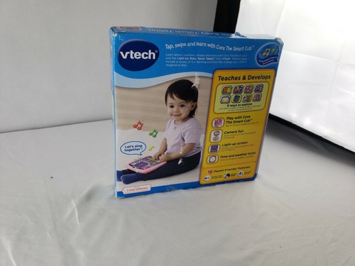 VTech Light-Up Baby Touch Tablet, Pink clock numbers music - Picture 3 of 4