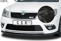 CSR Cup-Spoilerlippe ABS Glossy Mit ABE FüR Skoda Octavia II (1Z) RS