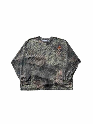 Mossy Oak Brush Camouflage Long Sleeve Camo T Shirt Size 3XL - Picture 1 of 5
