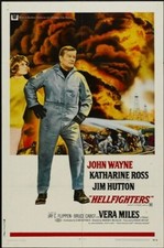 HELLFIGHTERS MOVIE POSTER RARE HOT VINTAGE