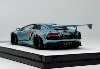PGM 1:64 Ice Blue LBWK Aventador LP700-4 Sports Model Diecast