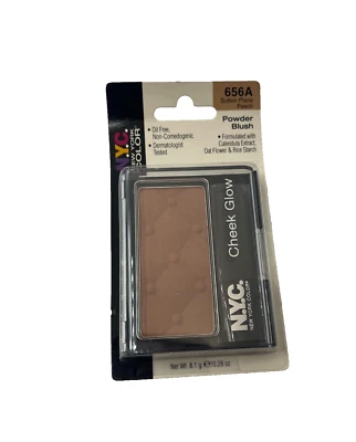 Rubor en polvo NYC Cheek Glow - Sutton Place Peach 656A - Imagen 1 de 2