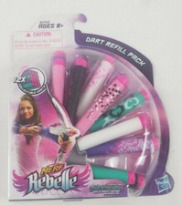 Brand New Factory Sealed Nerf Rebelle Dart Refill Pack 12 Darts