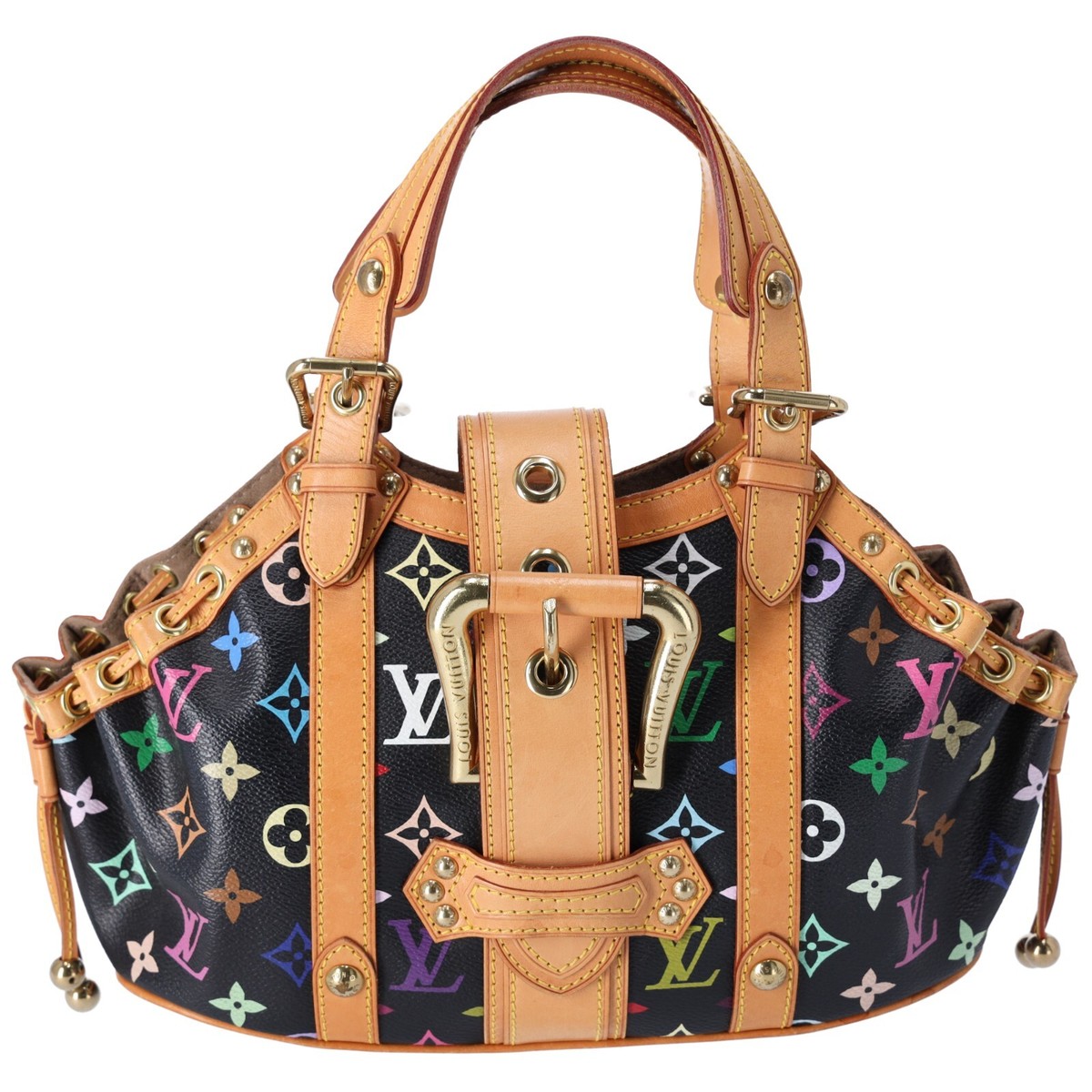 Louis Vuitton Theda GM Handbag M92346 Monogram Multi Color Louis Vuitton Theda GM Handbag M92346 Monogram Multi Color