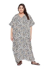 Women Kaftan Plus Size Long Maxi Dress Beach Cover Up Evening Gown Kimono Caftan