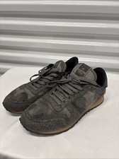 Valentino Garavani Rockstud Suede Sneaker-  Gray. Size 43