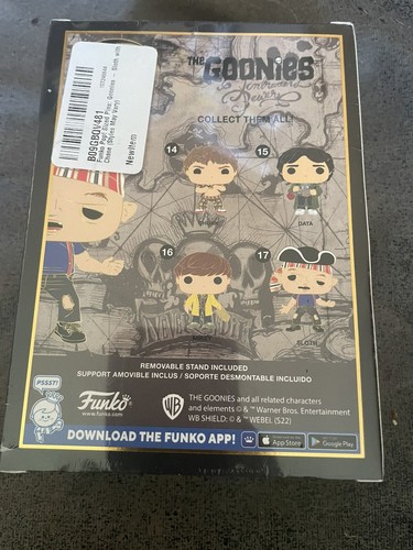 Sloth Funko POP PIN: The Goonies 17 NEW IN BOX SEALED - Picture 2 of 2