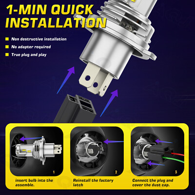 Lampara Halogena V-Parts H4 12V 60-55W Diamond 5000K