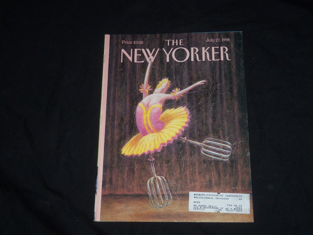 1998 JULY 27 THE NEW YORKER MAGAZINE - ILLUSTRATED COVER - NY 1850