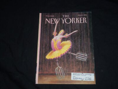 1998 JULY 27 THE NEW YORKER MAGAZINE - ILLUSTRATED COVER - NY 1850