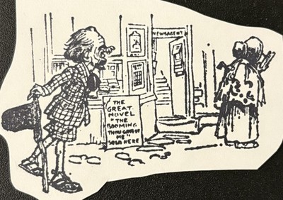 The Stamping Ground Vintage British Satirical Cartoon Illustration Cling Stamp