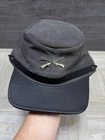Kepi Replica Suede Confederate Hat USA Made Vintage Leather Cavalry