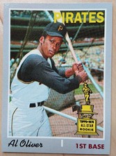 Al Oliver 2005 Topps Rookie Cup #166 Baseball MLB Used Card KKC. rookie card picture