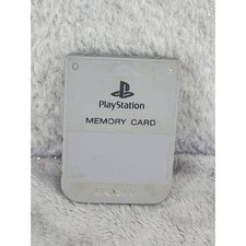 Sony Playstation Memory Card SCPH 1020 Original Gray Made in Japan
