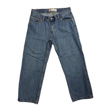 Levis 550 Relaxed Fit Women's Blue Jeans Zip Fly Size  10 Husky - 30W 25L