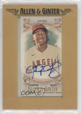2021 Topps Allen & Ginter's Framed Mini Jahmai Jones #FMA-JJ Rookie Auto RC 2g8