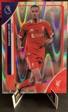 Topps Chrome EPL Alexander Isak RayWave Refractor Liverpool #117