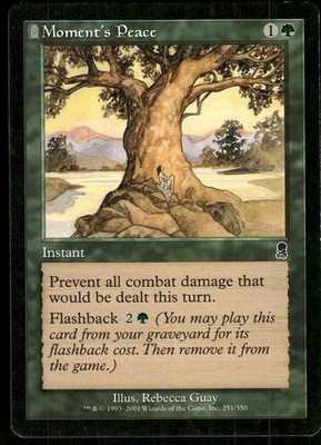 1x Moment's Peace - Odyssey - NM - MTG