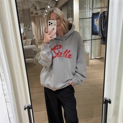 STELLA McCARTNEY H&M プリントコットンスウェットパーカー M NWT