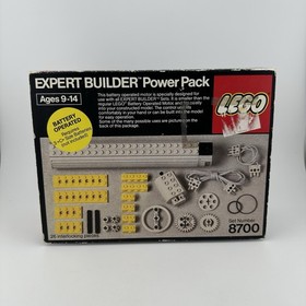 Vintage 1982 Lego 8700 Expert Builder Power Pack Near Complete TECHNIC Set