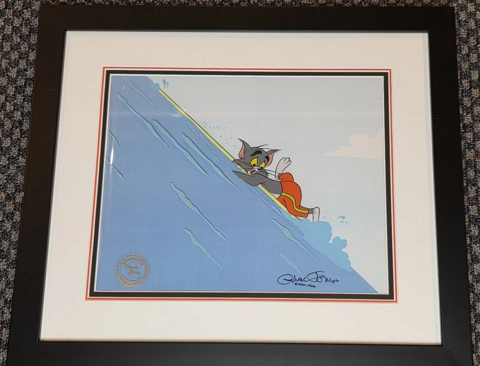 1967 PRODUCTION CEL OF TOM FROM SURF-BORED CAT SIGNED BY CHUCK JONES TOM & JERRY - Image 1 of 2