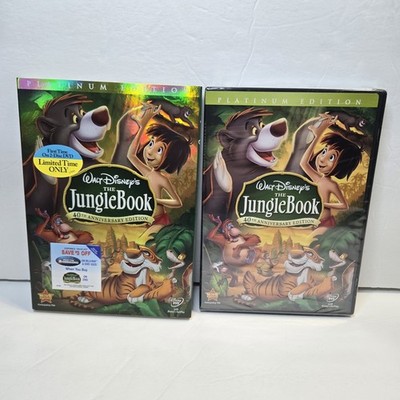 Disney's The Jungle Book 40th Anniversary Platinum Ed. Brand New Sealed 2007