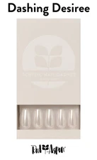 Red Aspen Press On Nails, Long Coffin, Dashing Desiree