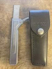 Vintage Buck Knife 137 Steelmaster Sharpener USA Sharpening Tool Steel Stone