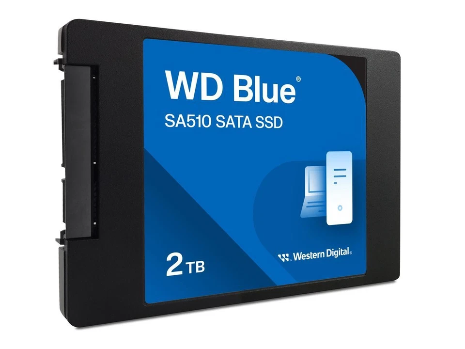 WD Blue 2TB SA510 2.5" Internal Solid State Drive SSD - WDS200T3B0A - Image 2 of 4