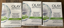 Olay Daily Facials Gentle Clean 5-in-1 Water Activated-3 boxes