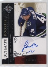 2009 Upper Deck Ultimate Collection Rookies /299 Michael Grabner #125 Auto 0q3z