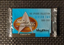 1989 Skybox Star Trek 'The Next Generation' Trading Card packs [Factory Sealed]