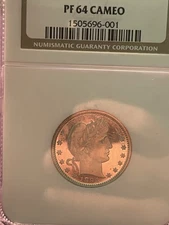 1894 Barber Quarter NGC PR 64 CAMEO