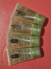 4x CLINIQUE Liquid Facial Soap Mild Dry Combination Skin 1 oz/30ml trave; new
