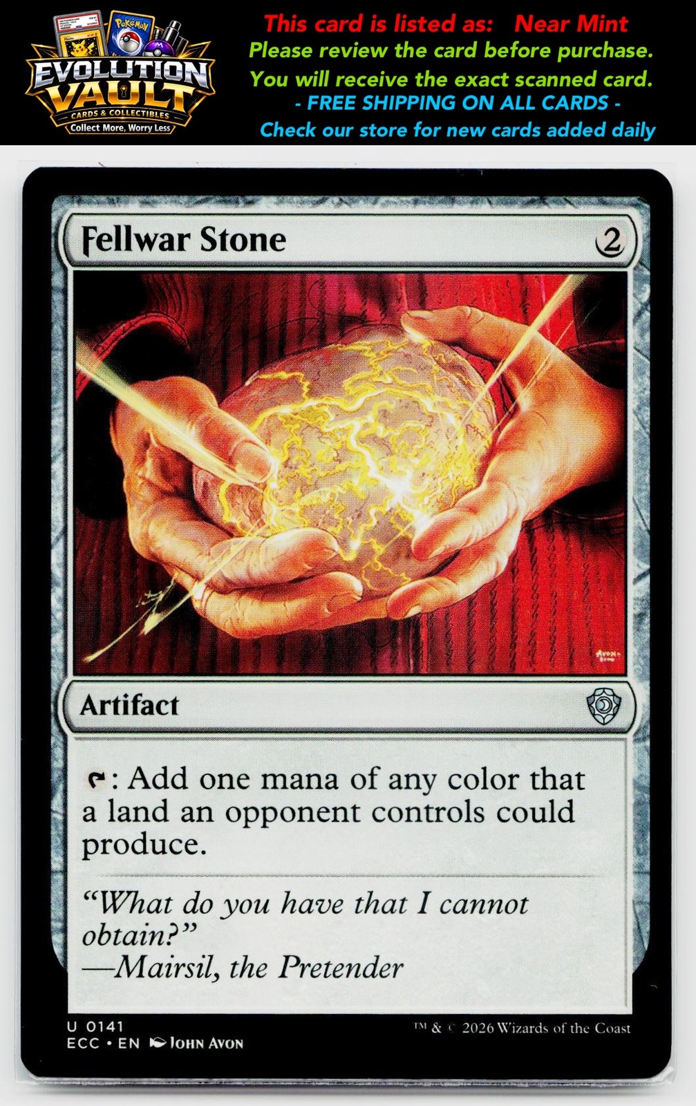 Commander: Lorwyn Eclipsed #141 Fellwar Stone