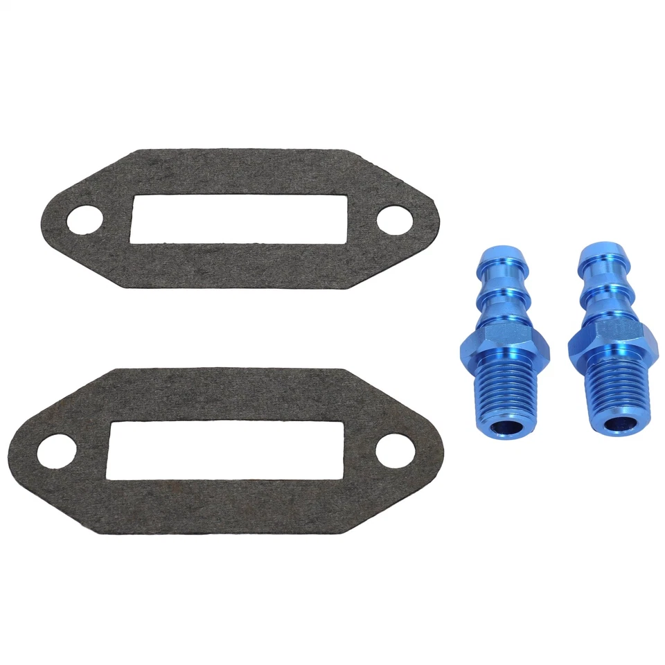 Bomba de combustible mecánica cromada de alto volumen se adapta a 351C 351M 400M Ford 1/4" NPT 80GPH Foto 4 de 4