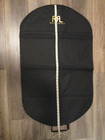 RRL RALPH LAUREN 39" X 24 Zipper Garment Bag Black w/ Gold Letters, NEW UNUSED — photo 3